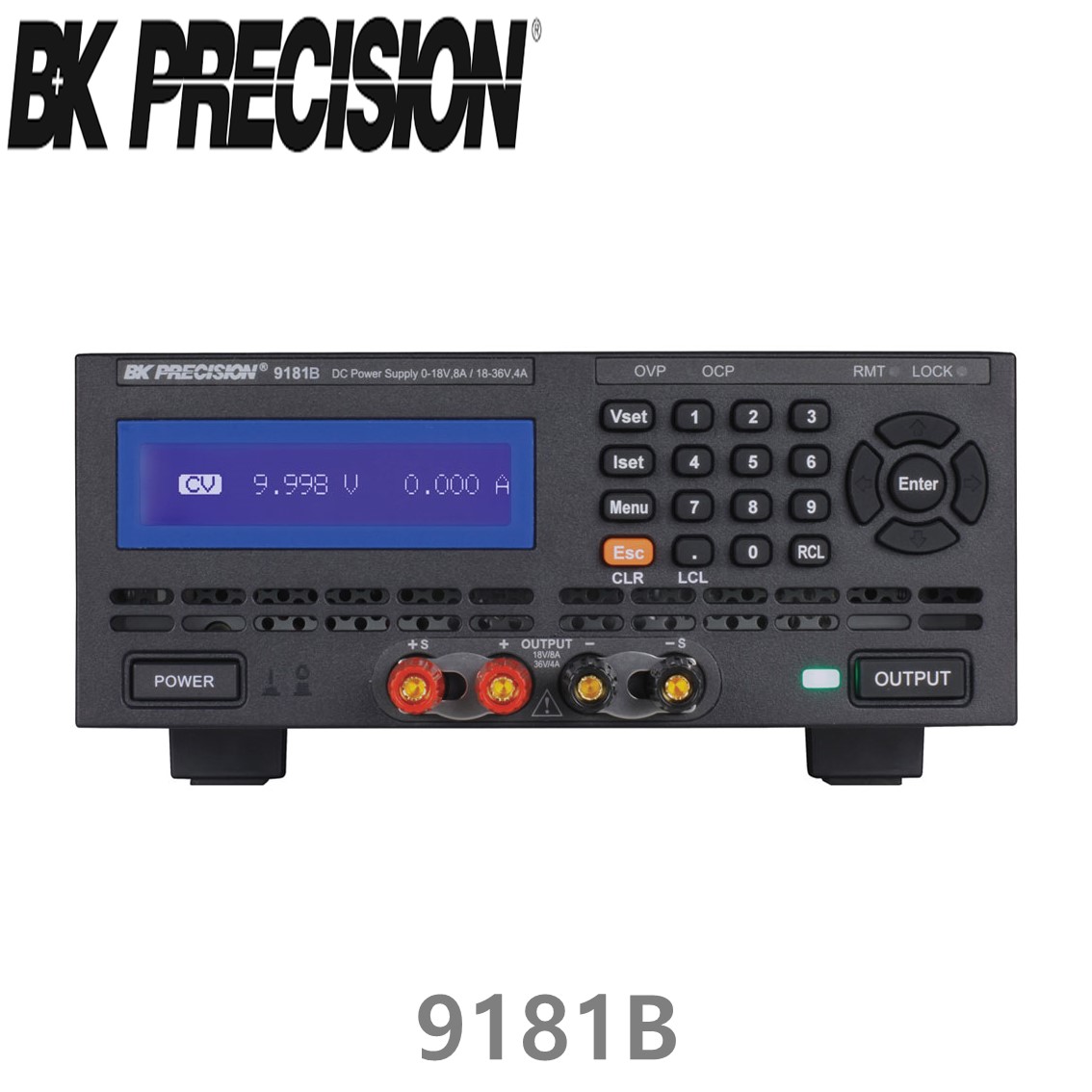 [ BK PRECISION ] BK 9181B, 18V/8A, 36V/4A(144W), 1CH, Programmable DC Power Supply, 프로그래머블 DC 전원공급기, B&K 9181B