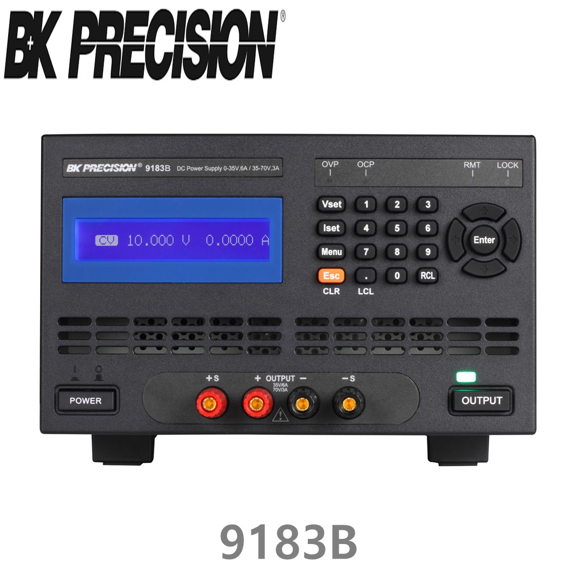 [ BK PRECISION ] BK 9183B, 35V/6A, 70V/3A(210W), 1CH, Programmable DC Power Supply, 프로그래머블 DC 전원공급기, B&K 9183B