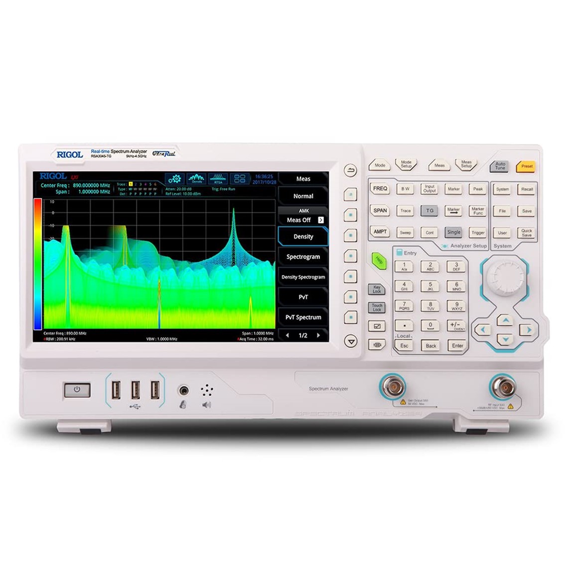RIGOL RSA3030  9kHz-3.0GHz, -102dBc/Hz, RBW 1Hz 스펙트럼분석기