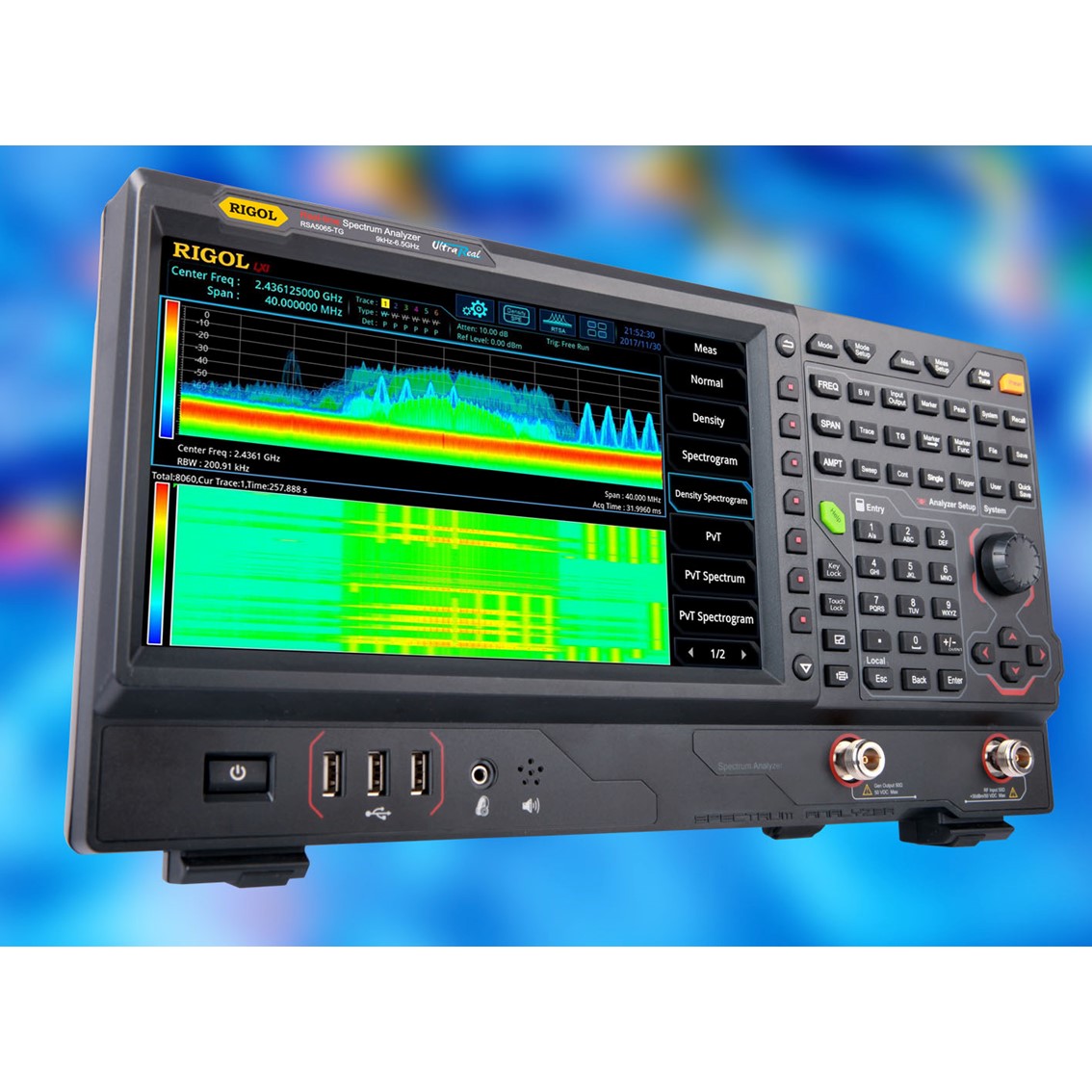 RIGOL RSA5032N  9kHz-3.2GHz, -108dBc/Hz, RBW 1Hz, with VNA Model 스펙트럼 아날라이저