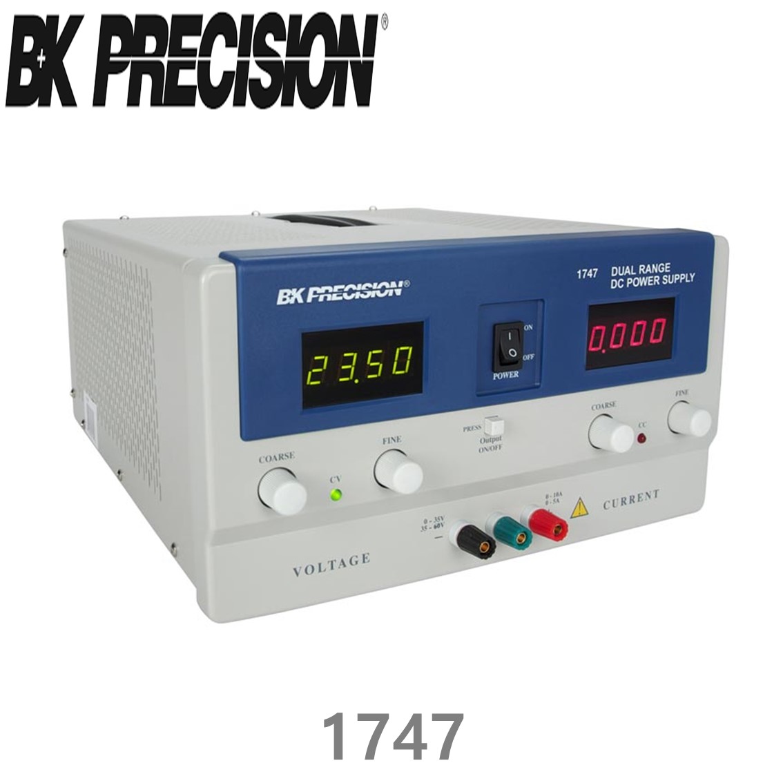 [ BK PRECISION ] BK 1747, 30V/10A, 60V/5A, Dual Range DC Power Supply, 직류 전원공급기, B&K 1747