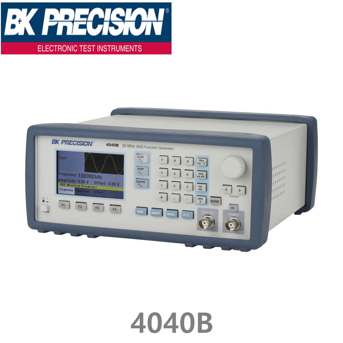 [ BK PRECISION ] BK4040B 20MHz 스윕 펑션제너레이터, 함수발생기, 주파수카운터 DDS Sweep Function Generator