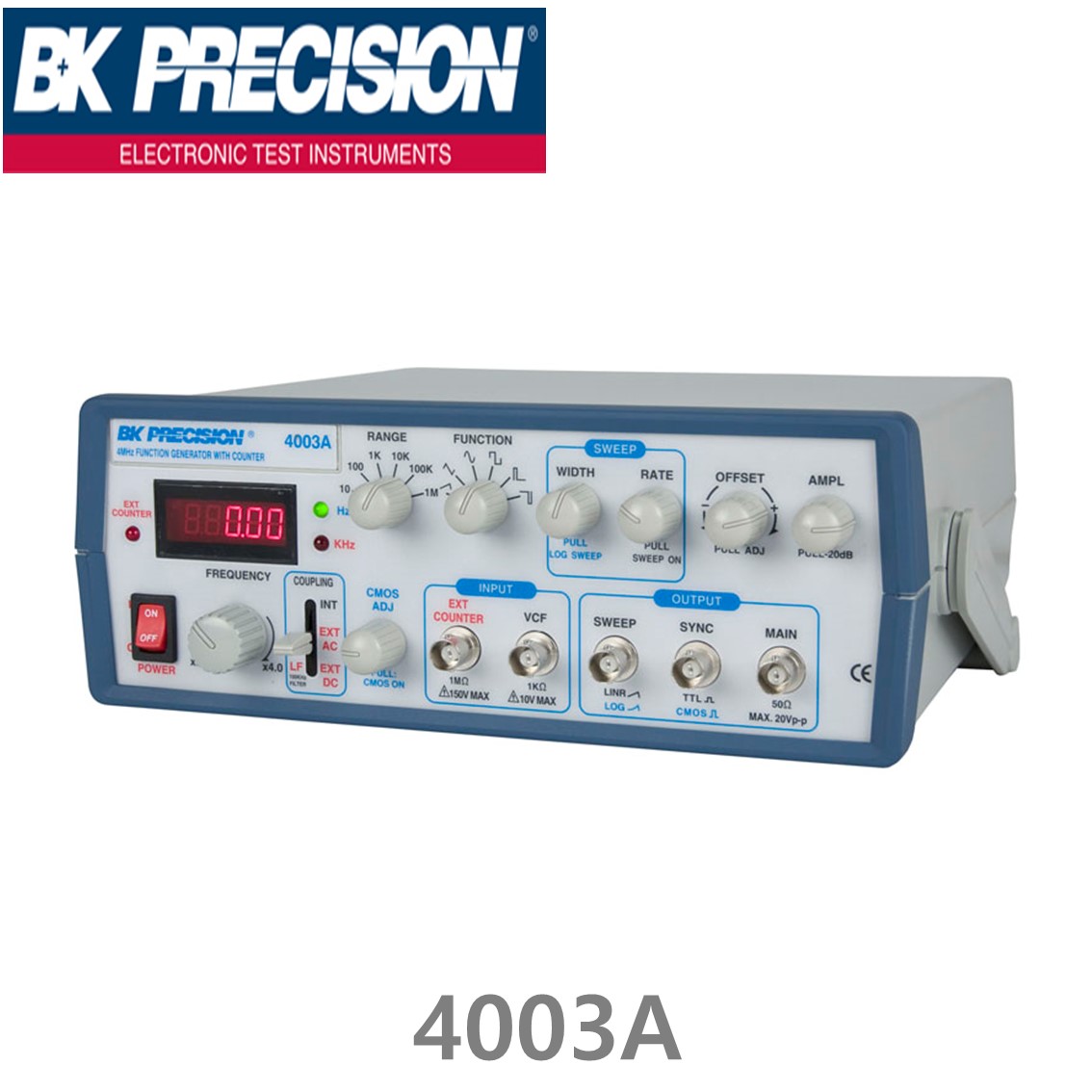 [ BK PRECISION ] BK 4003A  4MHz 함수발생기,주파수카운터