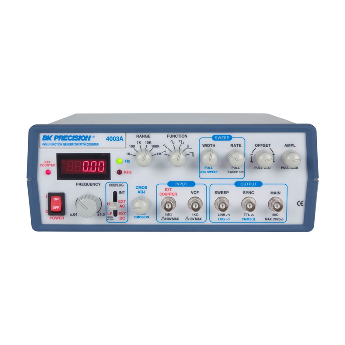BK PRECISION 4003A  4MHz 함수발생기,주파수카운터