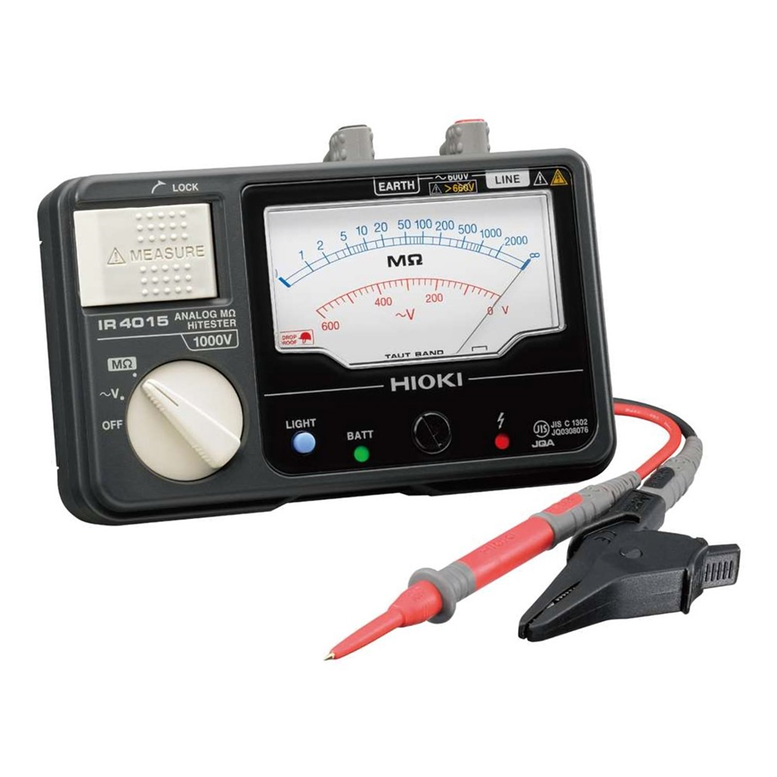 HIOKI IR4015-10 1000V/2000Mohm, 아날로그 메가옴 하이테스터