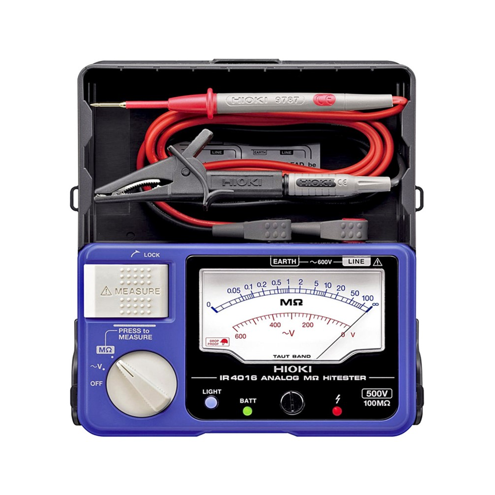 HIOKI IR4016-20 500V/100Mohm, 아날로그 메가옴 하이테스터