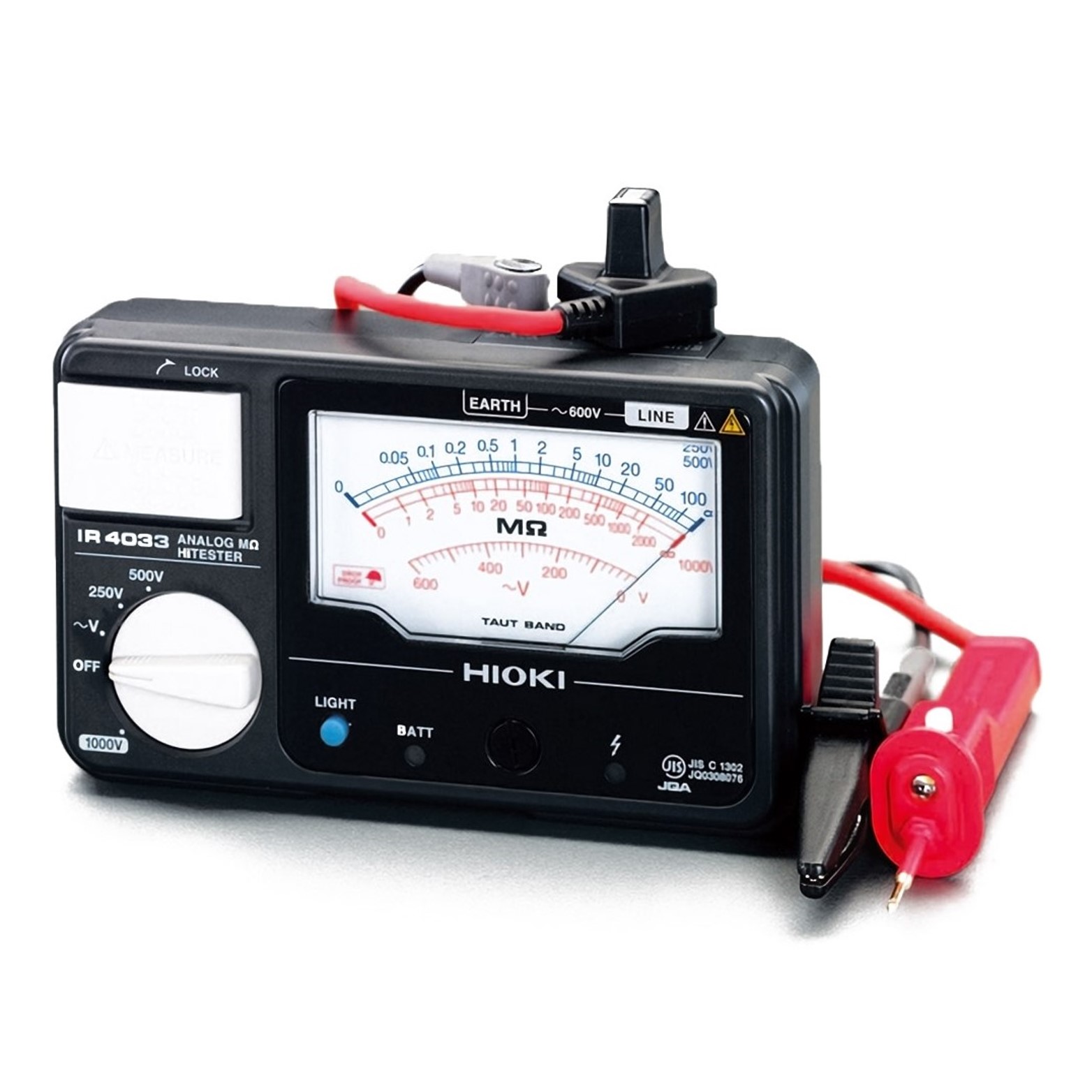 HIOKI IR4033-10 1000V/2000Mohm, 아날로그 메가옴 하이테스터