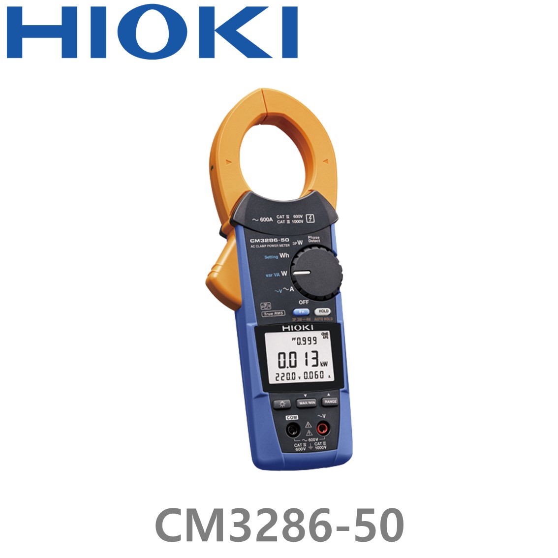 [ HIOKI ] CM3286-50  600A, AC 클램프 파워 미터