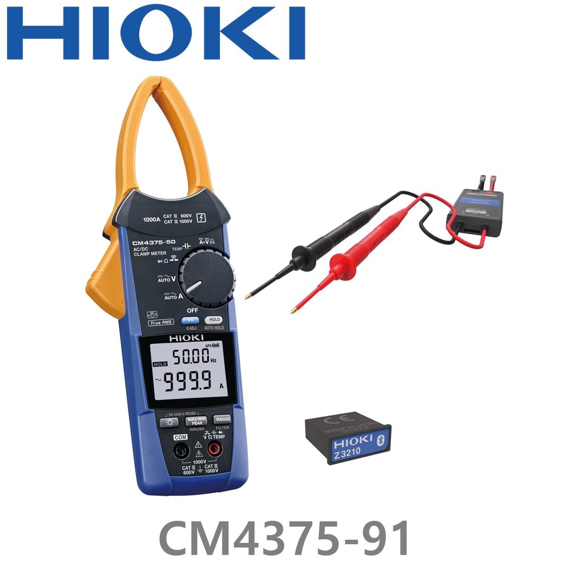 [ HIOKI ] CM4375-91  1000A, AC/DC 클램프미터 ,직류 고전압 프로브 P2000 세트