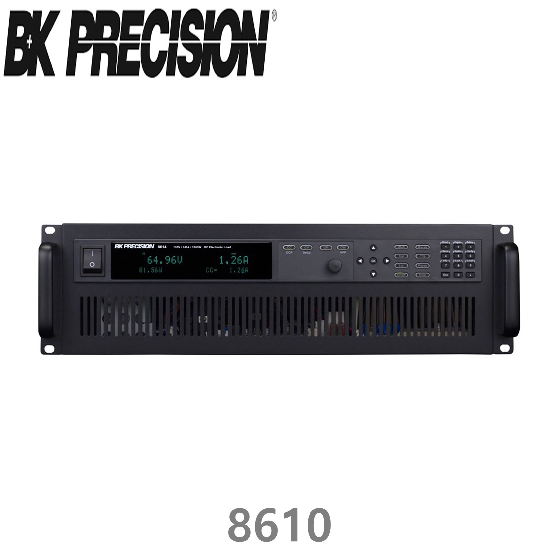 [ BK PRECISION ] BK 8610 프로그래머블 DC전자로드 120V/120A/750W, GPIB