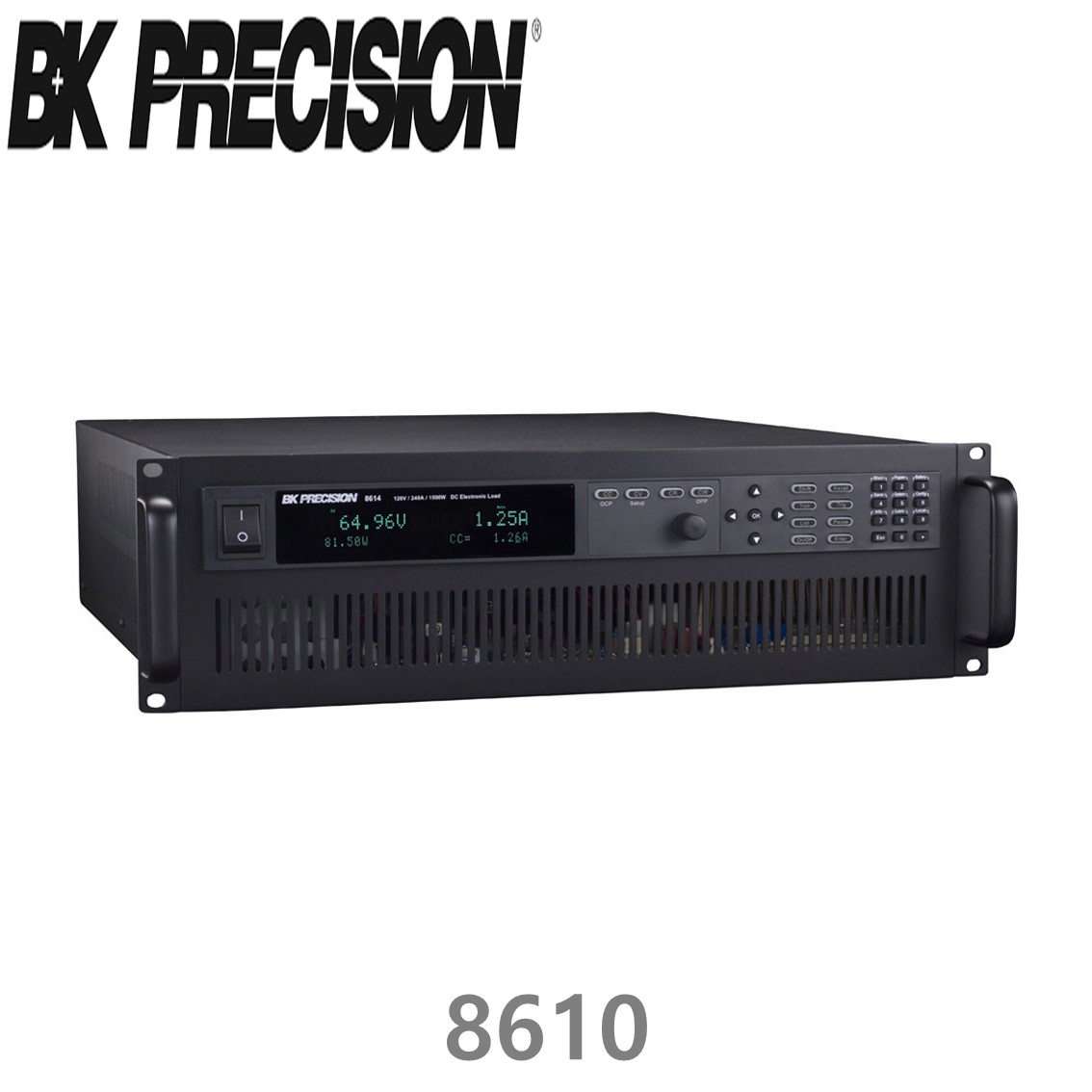 [ BK PRECISION ] BK 8610 프로그래머블 DC전자로드 120V/120A/750W, GPIB