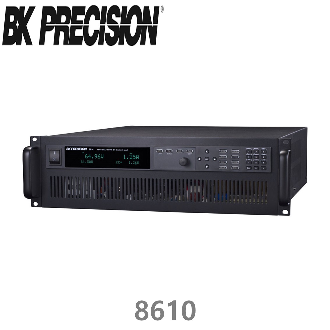 [ BK PRECISION ] BK 8610 프로그래머블 DC전자로드 120V/120A/750W, GPIB