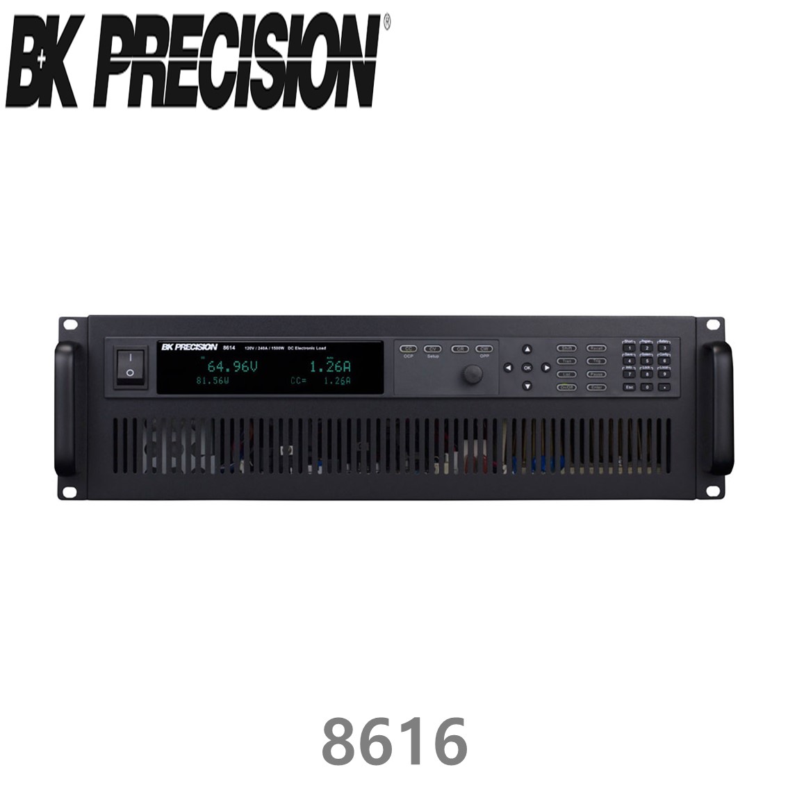 [ BK PRECISION ] BK 8616  500V/60A/1200W DC전자로드