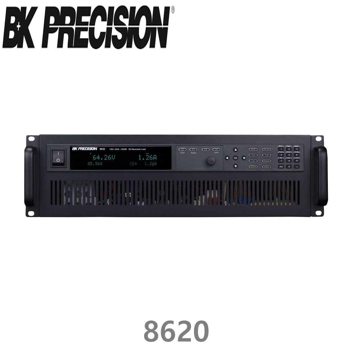 [ BK PRECISION ] BK 8620  프로그래머블 DC전자로드 120V/480A/3000W