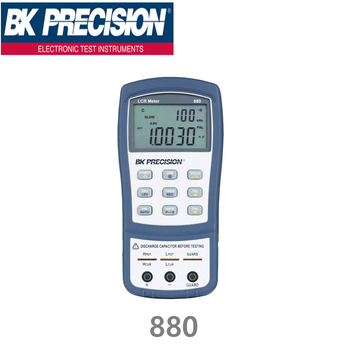 [ BK PRECISION ] BK880 100KHz 휴대형 LCR미터, Handheld LCR meters