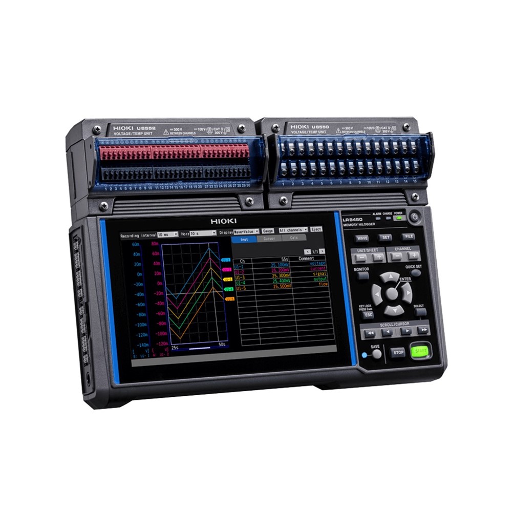 HIOKI LR8450 메모리 하이로거, 최대 120채널 확장