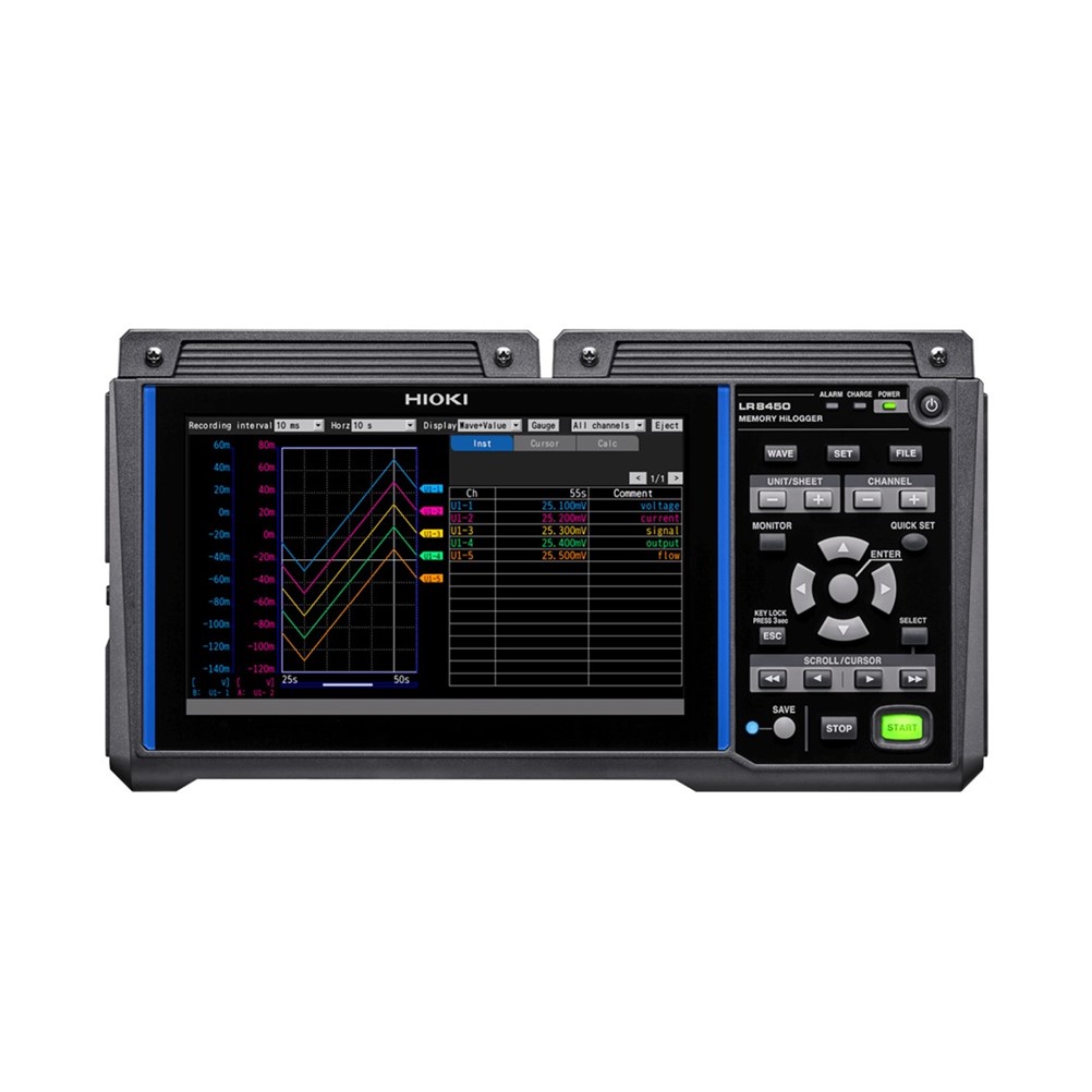 HIOKI LR8450 메모리 하이로거, 최대 120채널 확장