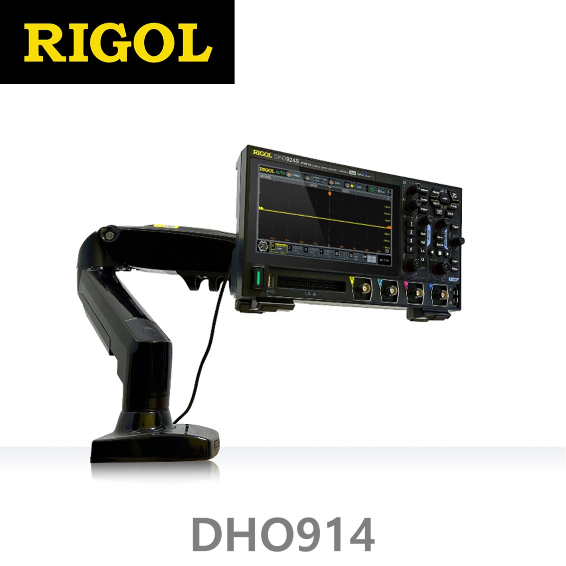 [ RIGOL ] DHO914  4채널, 125MHz, 1.25GSa/s, 12비트 디지털 오실로스코프