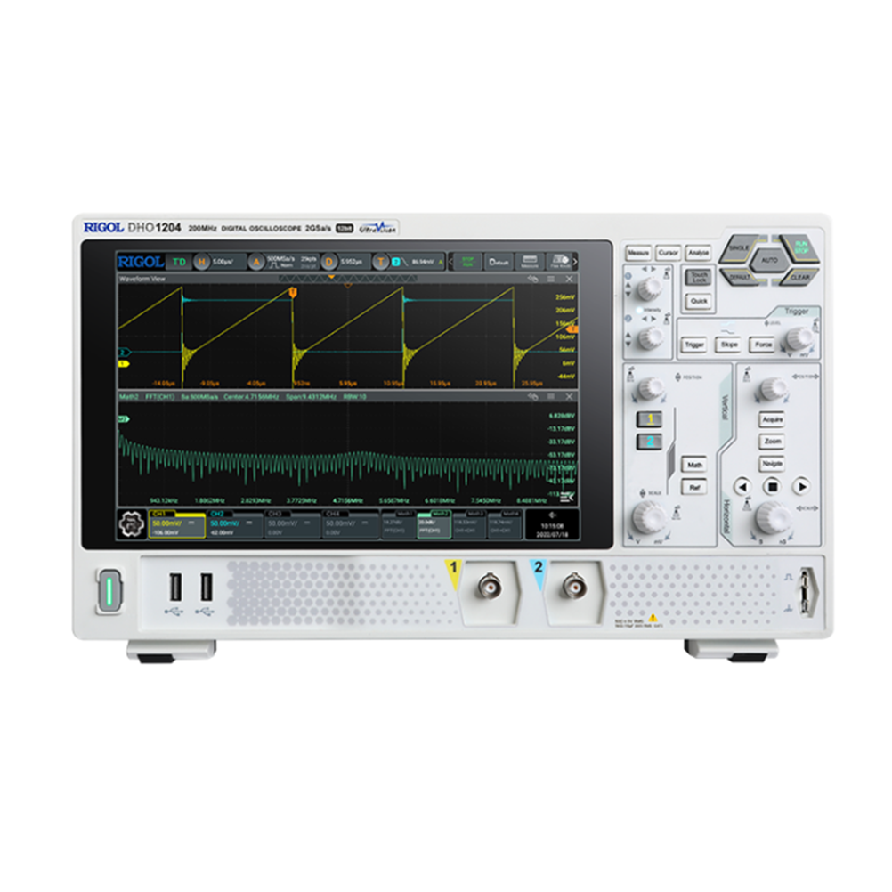 RIGOL DHO1204  4채널, 200MHz, 2GSa/s, 100Mpts(option)  오실로스코프