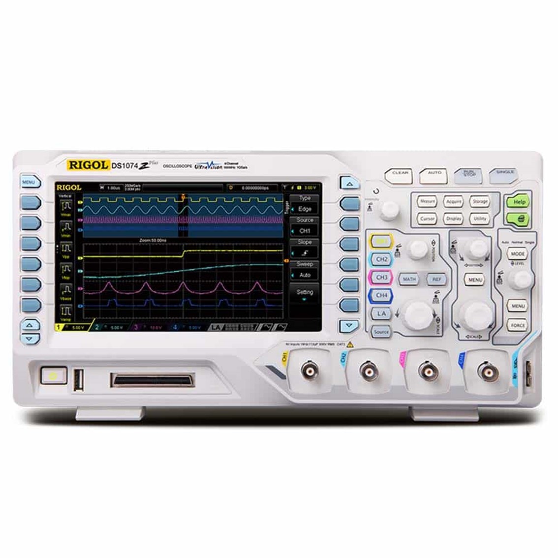RIGOL DS1104Z Plus  4채널, 100MHz,1GSa/s, 12Mpts 오실로스코프