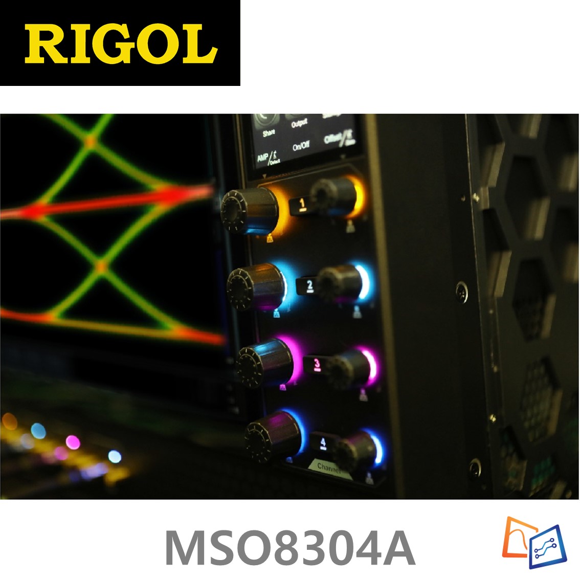 [ RIGOL ] DS70304  4채널, 3GHz,  20GSa/s  디지털 오실로스코프