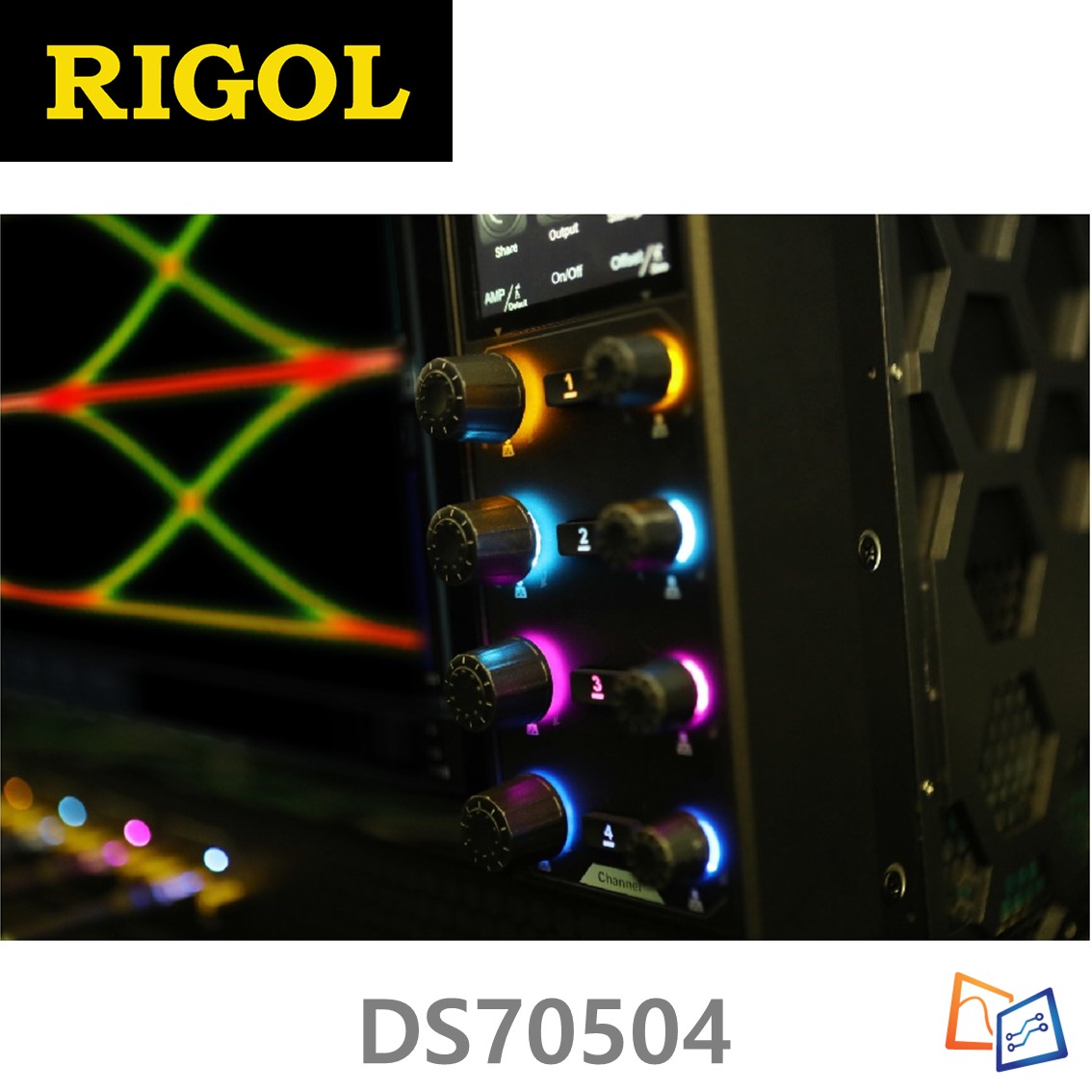 [ RIGOL ] DS70504  4채널, 5GHz,  20GSa/s 디지털 오실로스코프