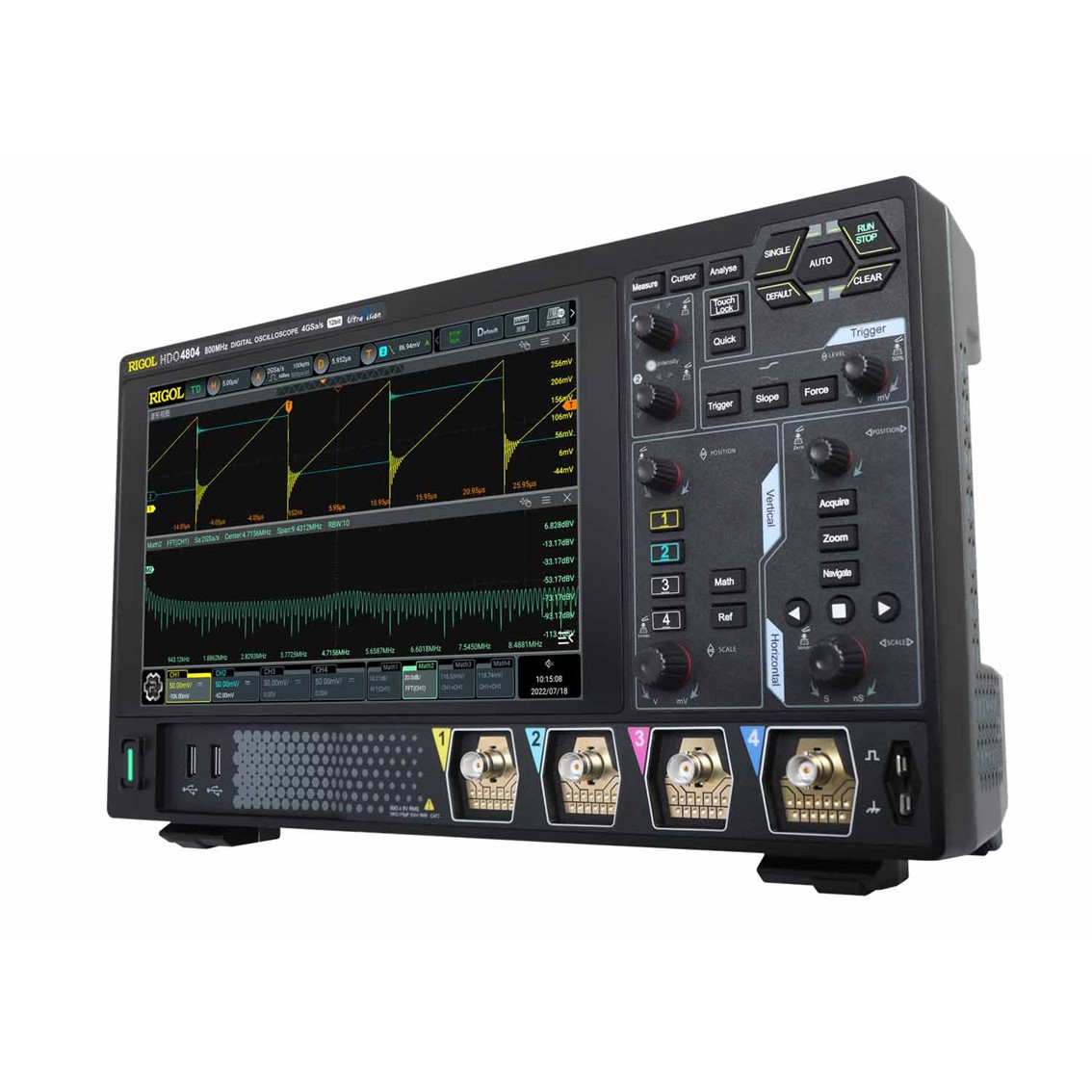 RIGOL DHO4804  4채널, 800MHz, 4GSa/s 디지털 디지털 오실로스코프
