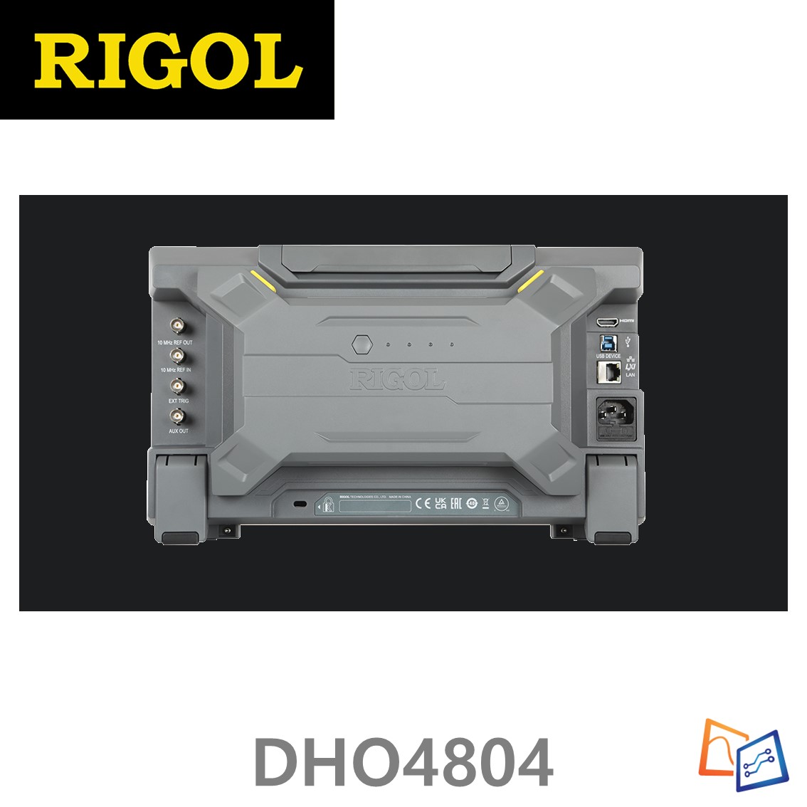 [ RIGOL ] DHO4804  4채널, 800MHz, 4GSa/s 디지털 오실로스코프