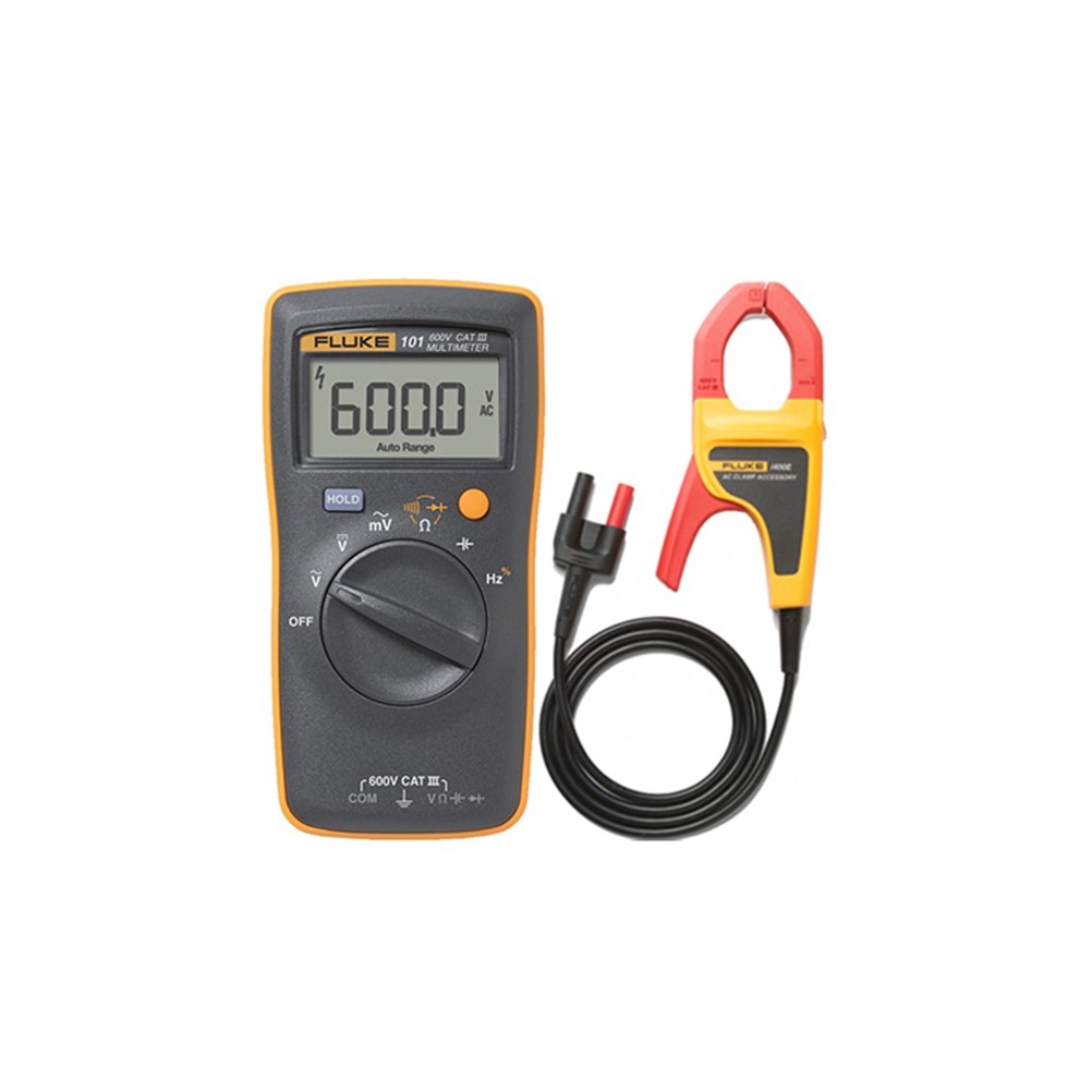 FLUKE 101 i400E 정품 포켓 테스터기 멀티테스터기 ( 클램프 AC전류프로브 포함 )