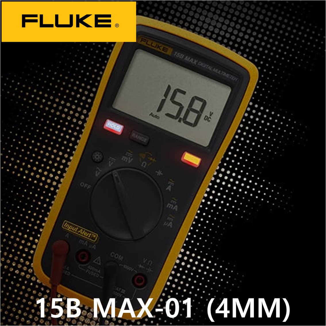 [ FLUKE ] 15B MAX-01  정품 플루크 15B MAX-01 멀티미터, 테스터기, 4MM 테스트리드