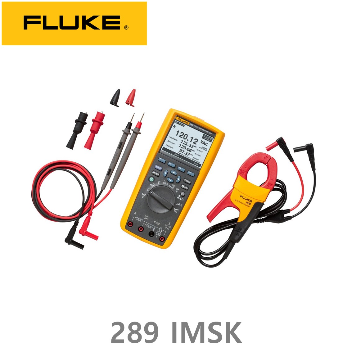 [ FLUKE ] 289 IMSK 정품 플루크 디지털멀티미터 KIT (AC400A 전류센서)