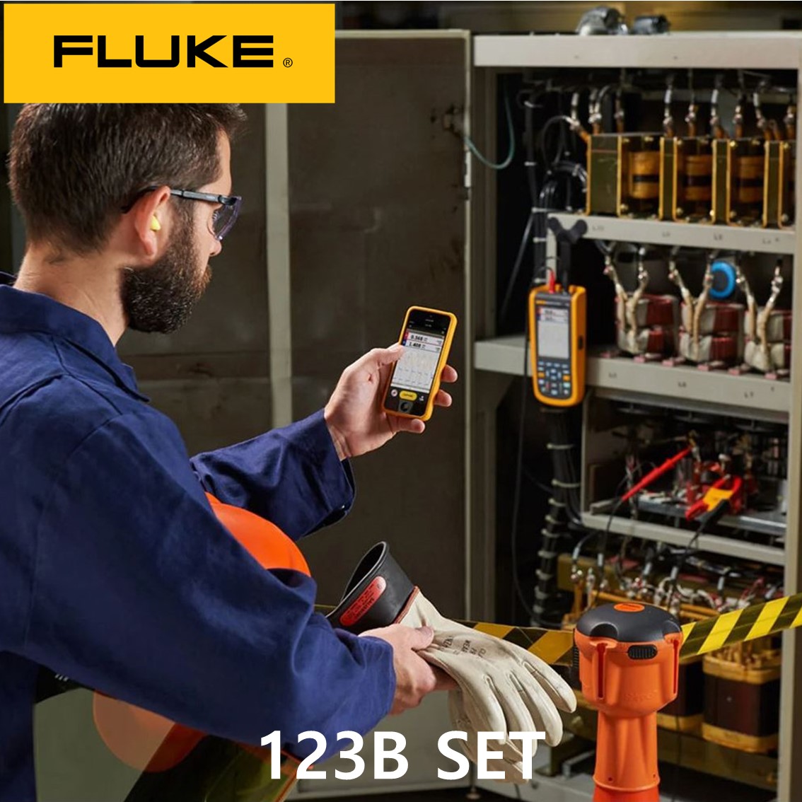 [ FLUKE ] 123B SET  플루크 스코프미터 세트, 휴대용 오실로스코프(20MHZ)