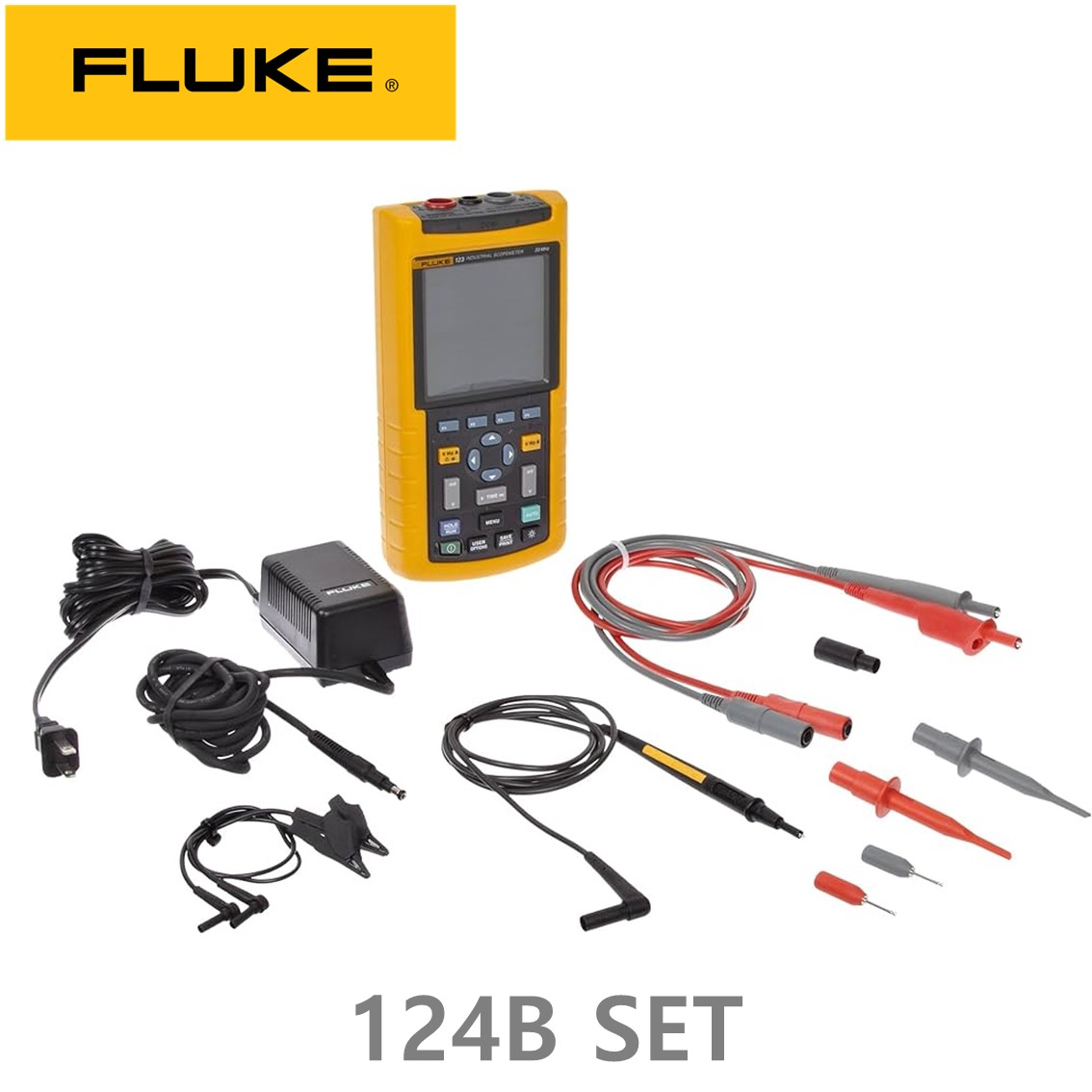 [ FLUKE ] 123B SET  플루크 스코프미터 세트, 휴대용 오실로스코프(20MHZ)