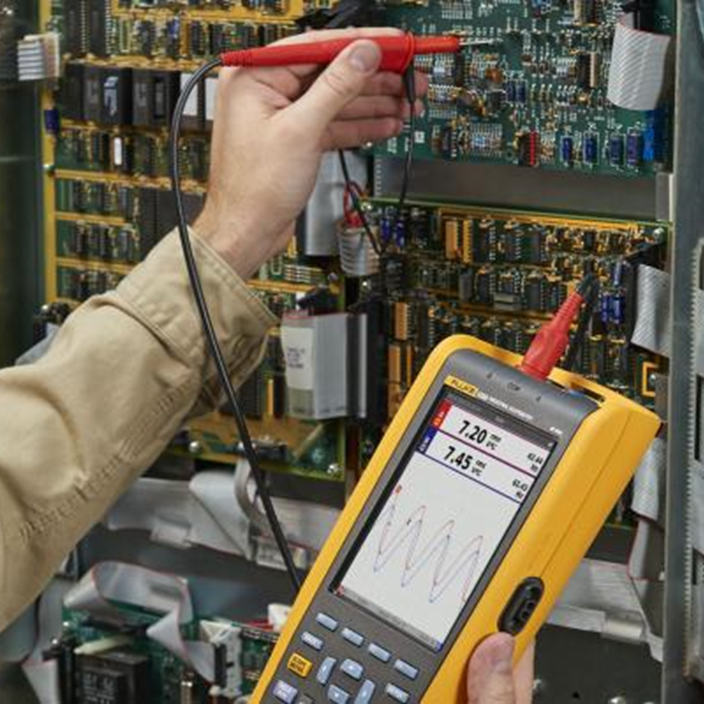 FLUKE 124B SET  정품 플루크 스코프미터 세트, 휴대용 오실로스코프(40MHZ)