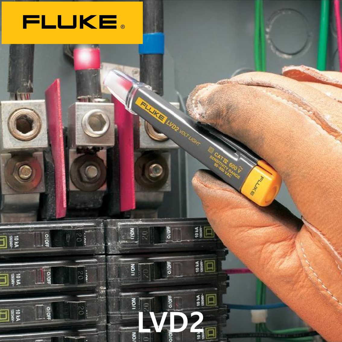 [ FLUKE ] LVD2  정품 플루크 검전기, 테스터기, 전압측정 (펜 타입, LED 조명)