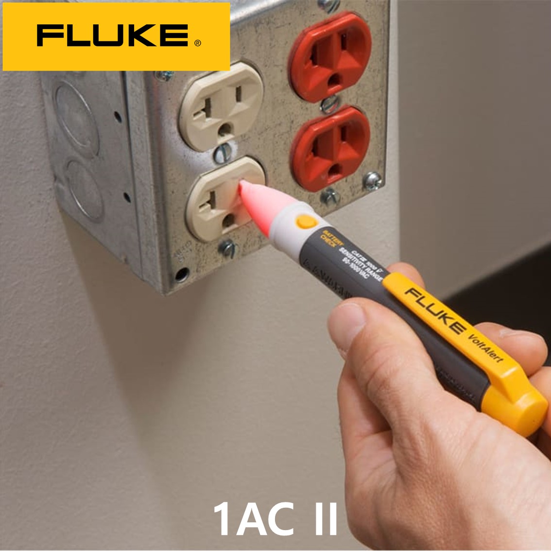 [ FLUKE ] 1AC II  정품 플루크 접촉식 검전기,전압감기, 테스터기 (AC 90-1000V)