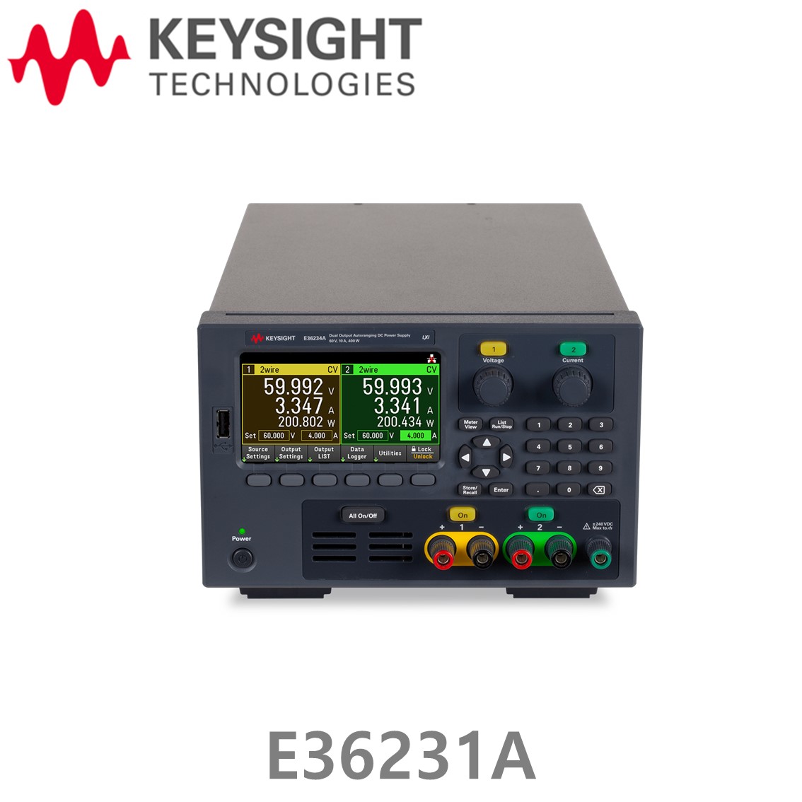 [ KEYSIGHT E36231A ]  1채널, 30V, 200W DC 파워서플라이