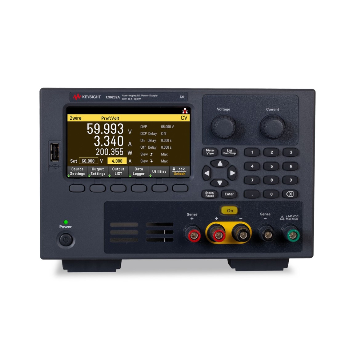 KEYSIGHT E36232A  DC파워서플라이 1채널/60V/200W DC전원공급기