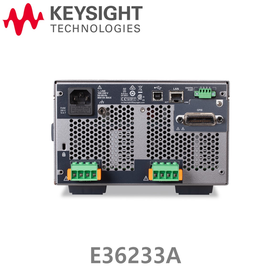 [ KEYSIGHT E36233A ]  2채널, 30V, 20A, 400W DC파워서플라이