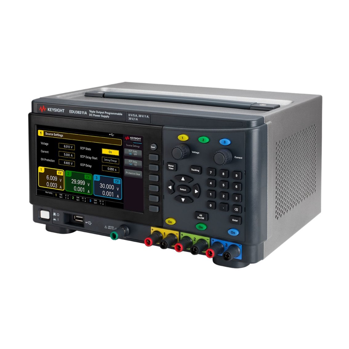 KEYSIGHT EDU36311A  3채널 DC파워서플라이 6V/5A(2), 30V/1A/90W DC전원공급기