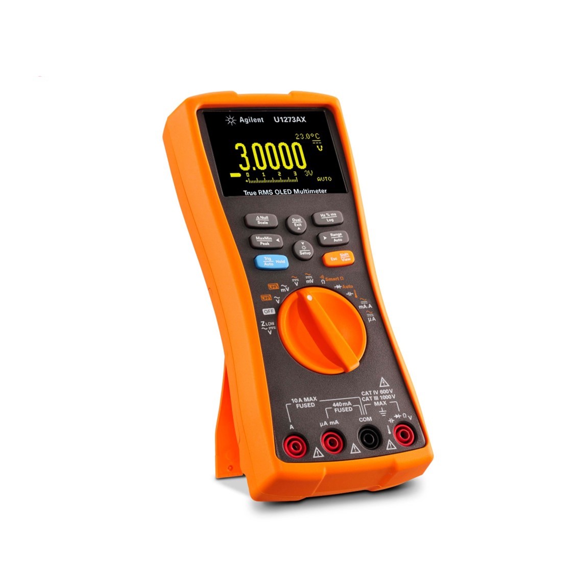 KEYSIGHT U1273AX  4.5디지트 핸드형 디지털 멀티미터, IP54, OLED 디스플레이