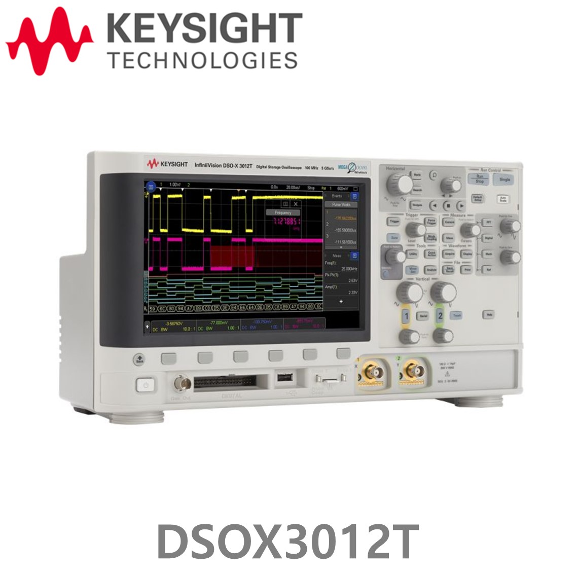 [ KEYSIGHT DSOX3012T ] 키사이트 오실로스코프 100MHz, 2채널