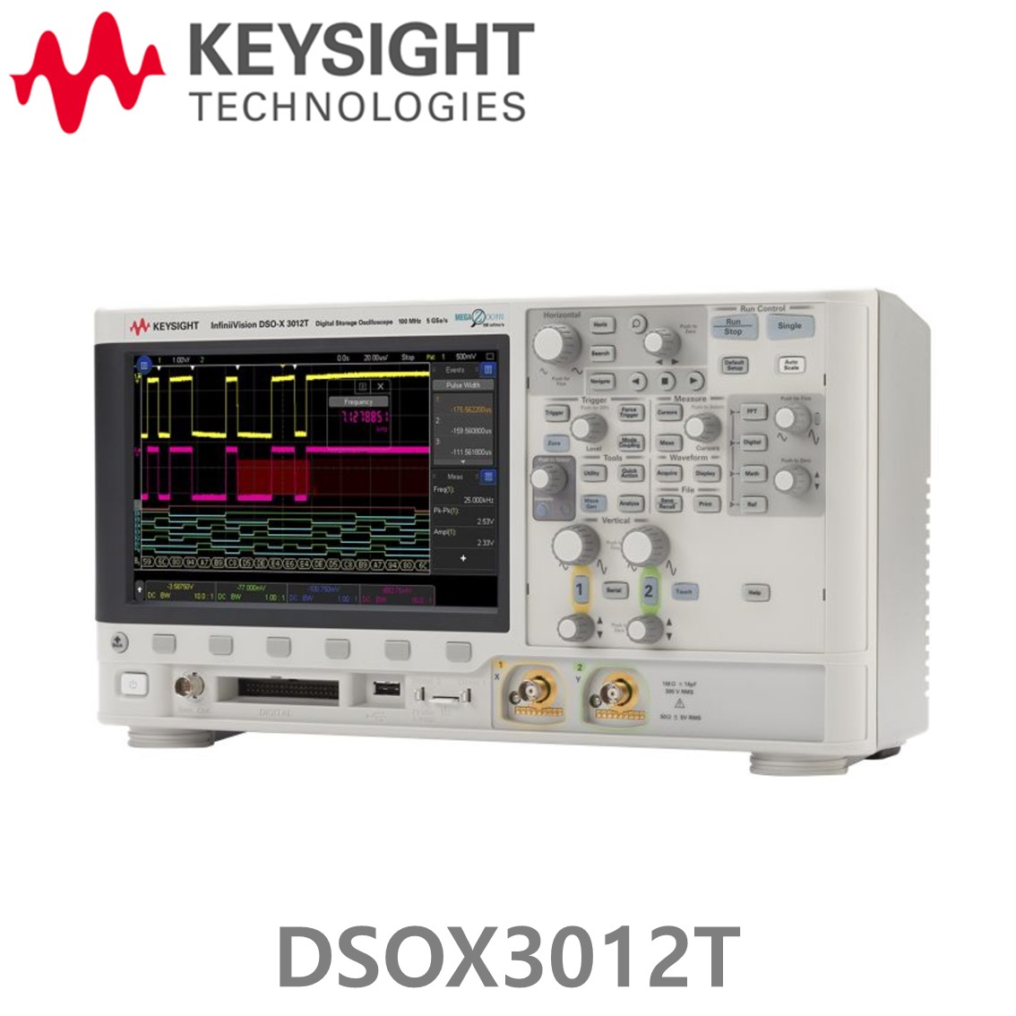 [ KEYSIGHT DSOX3012T ] 키사이트 오실로스코프 100MHz, 2채널