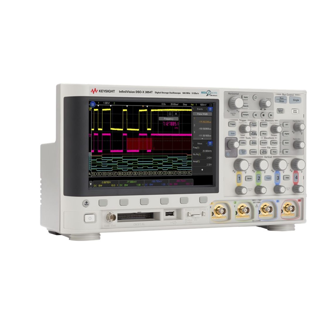 KEYSIGHT  DSOX3052T  2채널/500MHz 오실로스코프