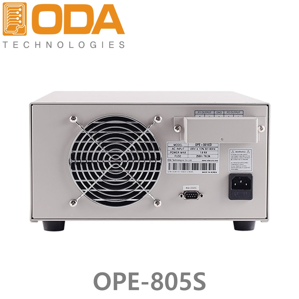 [ ODA ] OPE-805S  80V/5A/400W 프로그래머블 DC파워서플라이, DC전원공급기