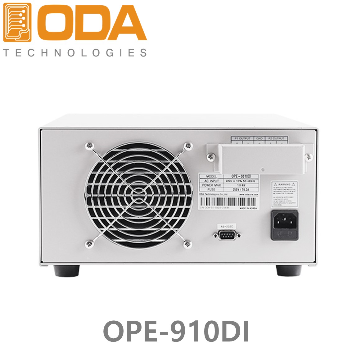 [ ODA ] OPE-910DI  2채널/9V/10A/180W 프로그래머블 DC파워서플라이, DC전원공급기