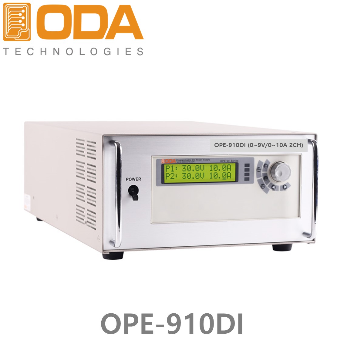 [ ODA ] OPE-910DI  2채널/9V/10A/180W 프로그래머블 DC파워서플라이, DC전원공급기