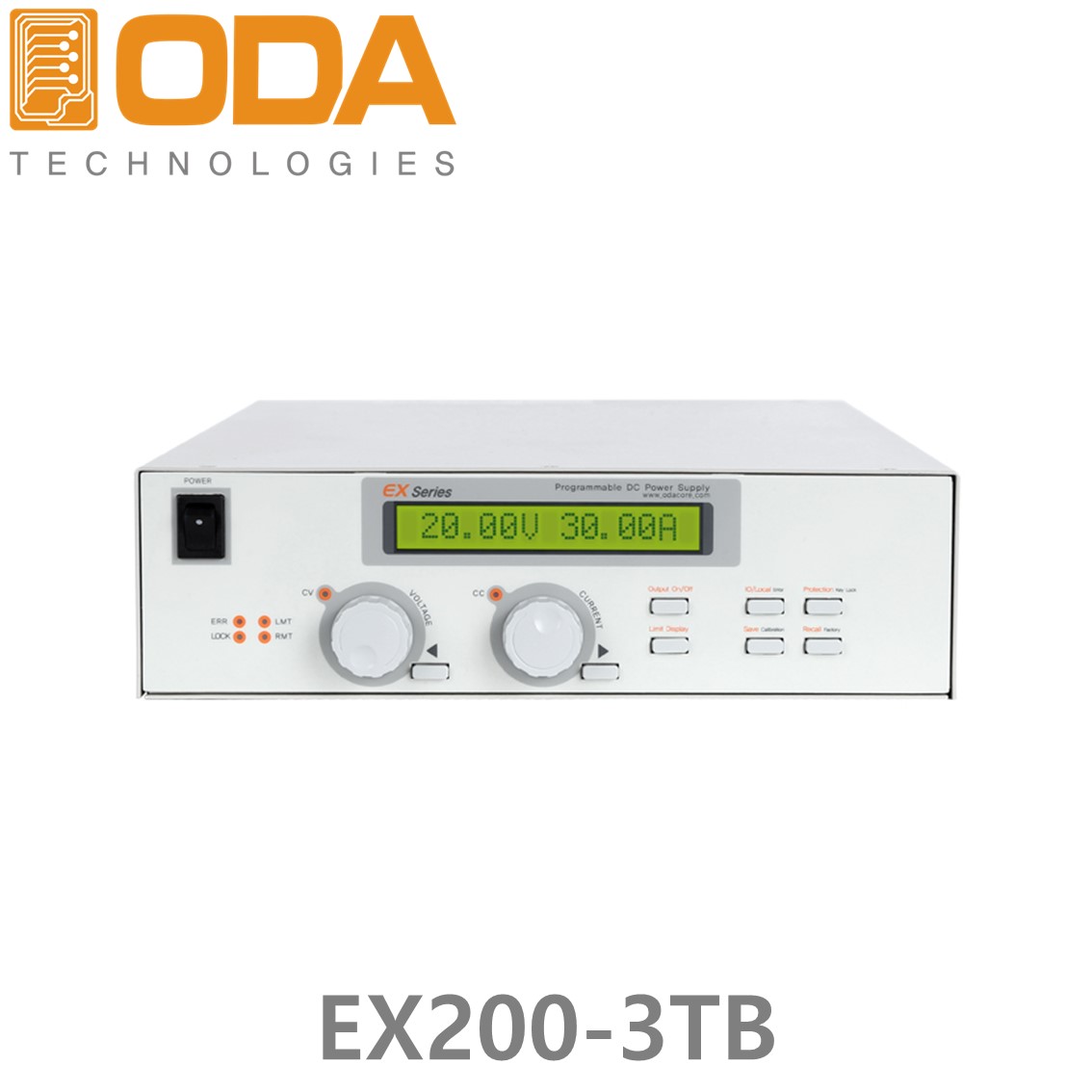 [ ODA ] EX200-3TB  200V/3A/600W 프로그래머블 DC파워서플라이,DC전원공급기