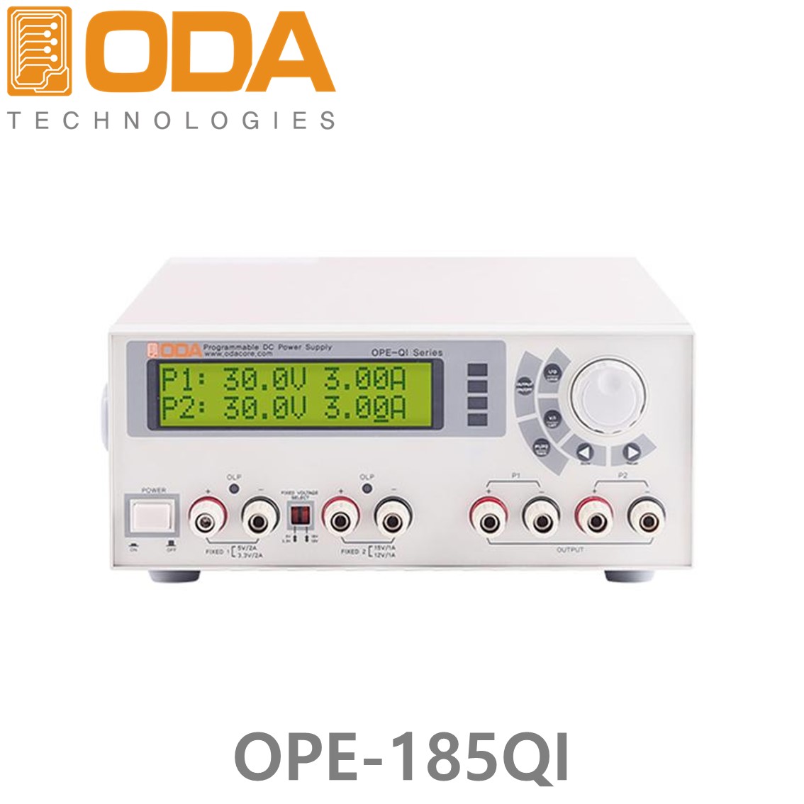 [ ODA ] OPE-185QI,   DC파워, DC전원공급기±18V/5A x 2채널, 5V(or 3.3V)/2A x 1채널, 15V(or 12V)/1A x 1채널 180W