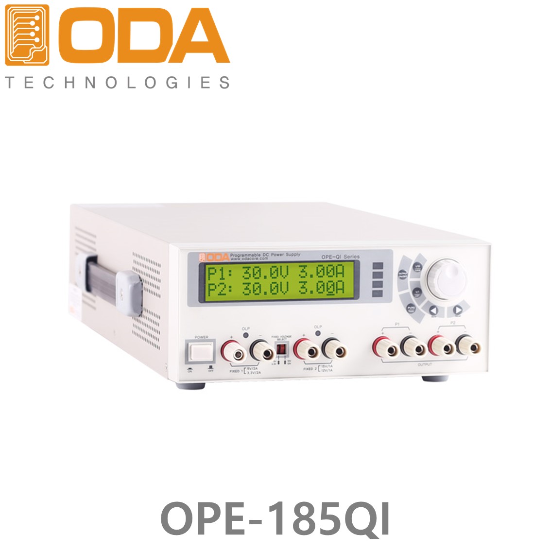 [ ODA ] OPE-185QI,   DC파워, DC전원공급기±18V/5A x 2채널, 5V(or 3.3V)/2A x 1채널, 15V(or 12V)/1A x 1채널 180W